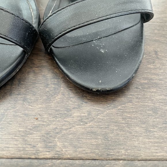 Black Strappy Sandals - Picture 4 of 4